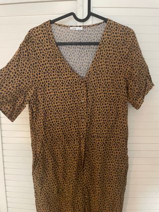 Mono estampado mostaza talla S