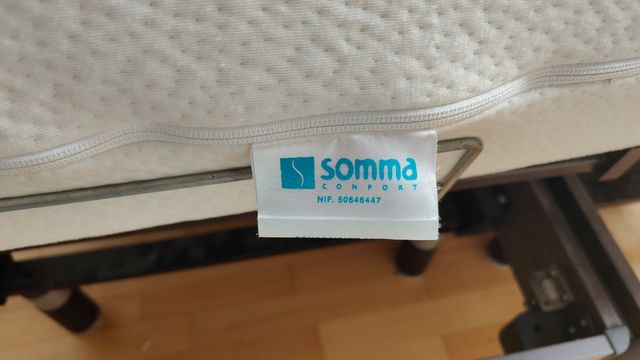 2 camas articuladas con colchón viscoelástico