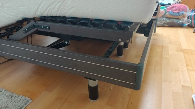 2 camas articuladas con colchón viscoelástico