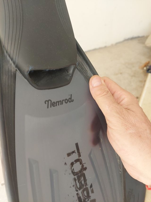 Aletas de buceo negras