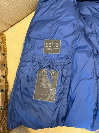 Chaqueta de plumas Geox azul