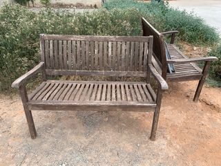 Panche in legno per uso esterno