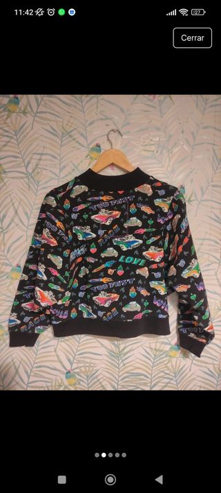 Sudadera Bimba y Lola estampada