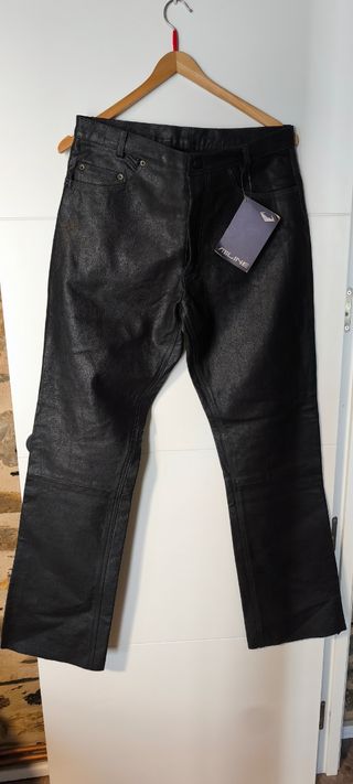 Pantalón de cuero Miline negro