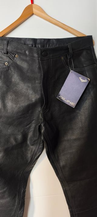 Pantalón de cuero Miline negro