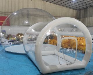 Castillo blanco + Burbuja de Globos