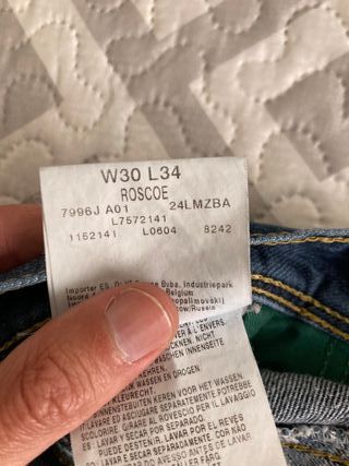 Pantalones Vaqueros Lee Roscoe W30 - Hombre