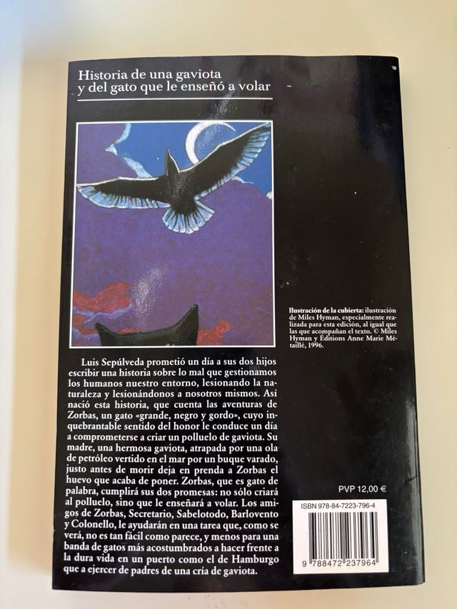 Historia de una gaviota y del gato que le ensen...