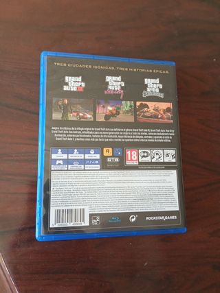 PS4 GTA: The Trilogy - Definitive Edition