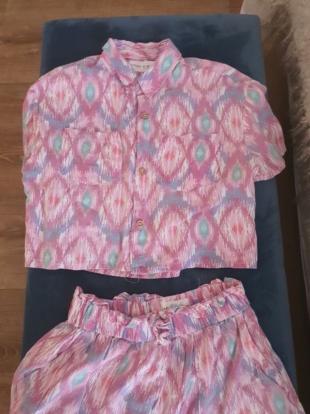 Conjunto niña 9 años estampado