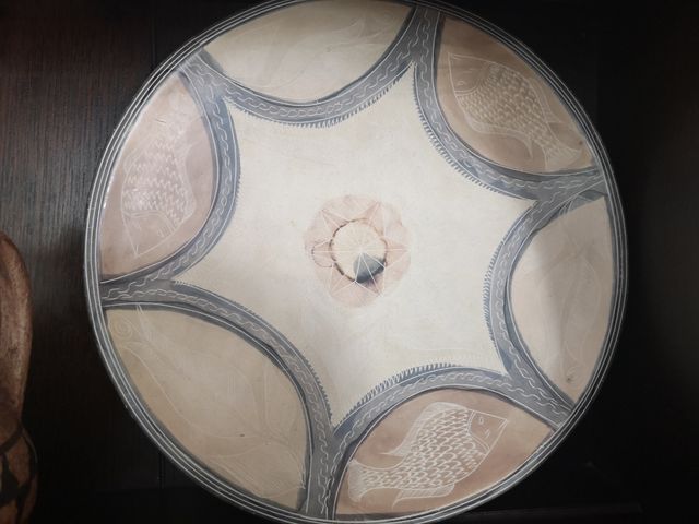 4 Platos Decorativos Kenia Piedra