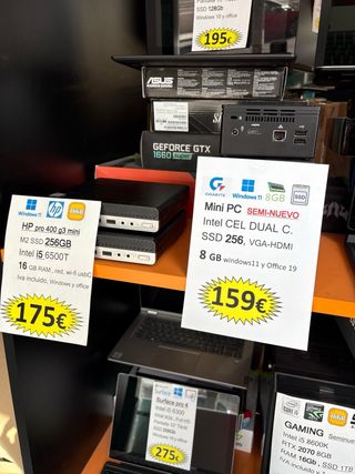 Mini PC Gigabyte Intel Celeron 8GB RAM SSD 256GB