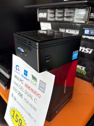 Mini PC Gigabyte Intel Celeron 8GB RAM SSD 256GB
