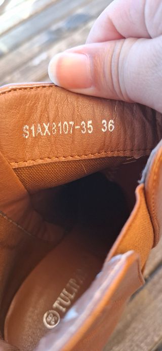 Stivali in pelle cuoio marrone