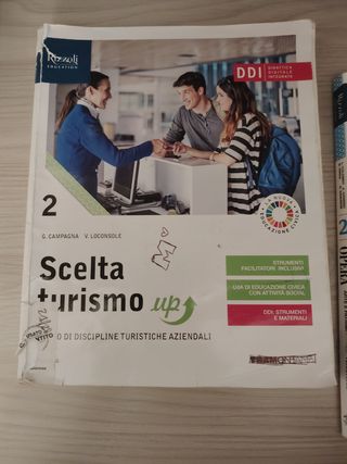 Libri di 3 e 4 superiore indirizzo turistico.
