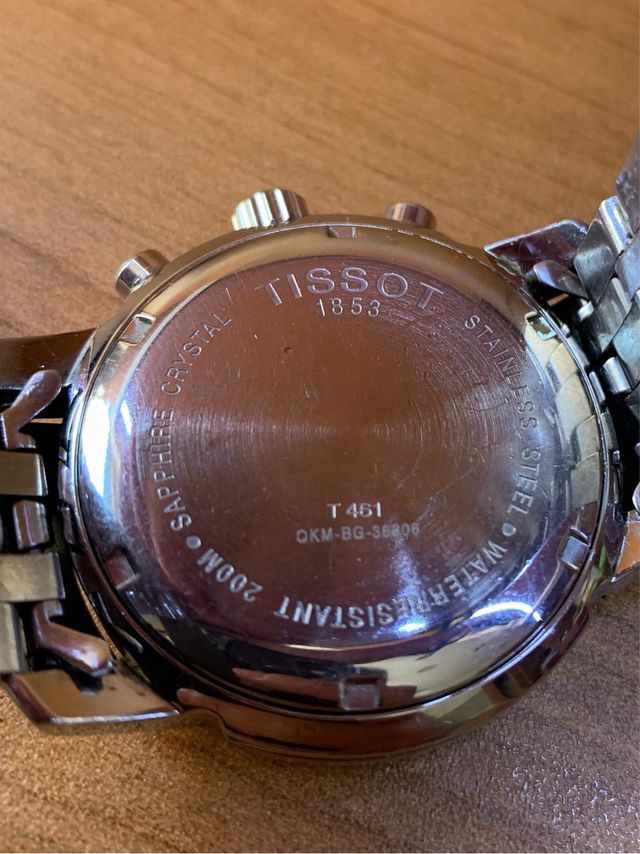 Tissot PRC 200 Cronógrafo Negro/Plateado