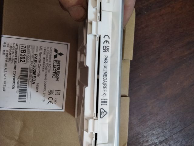 Mitsubishi Electric PAR-U01MEDU Termostato