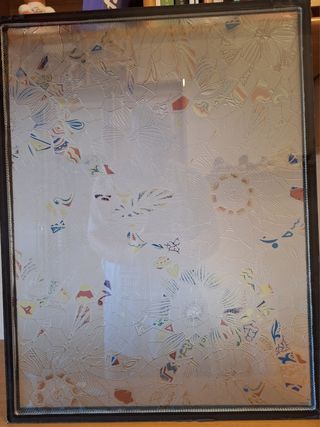 Cristal Ventana Gaudí 65x50 cm