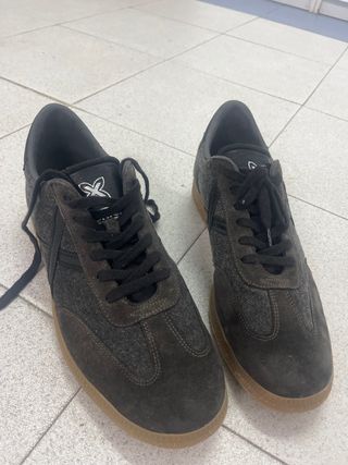 Zapatillas Munich Marrón y Gris