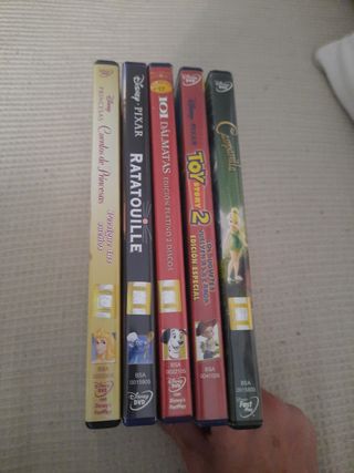 Pack 5 Películas Disney DVD (Español)