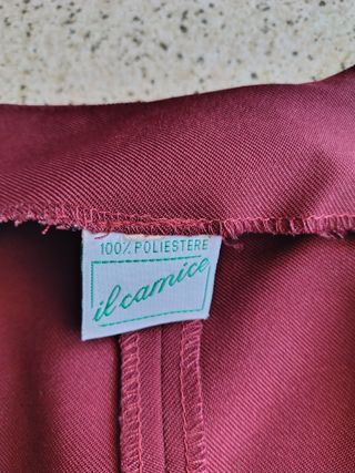 Gilet da cameriere bordeaux