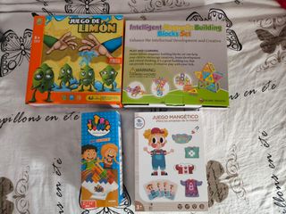 Pack 4 Juegos de Mesa Infantiles