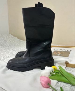 Botas Zara Talla 40 Negras