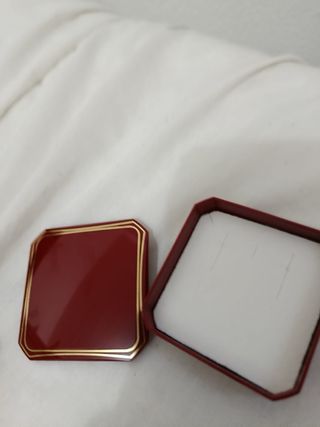 Maleta de joyas plateada