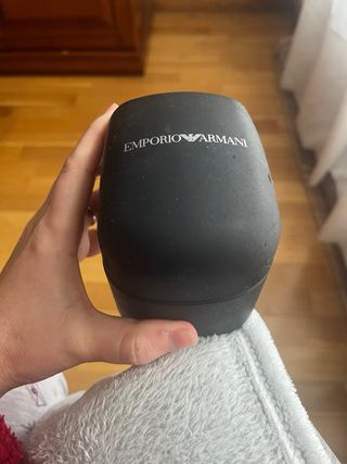 Reloj Emporio Armani Hombre Negro/Plateado