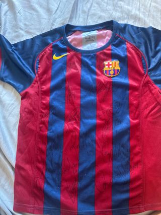 Camiseta FC Barcelona 2005-2006 Firmada