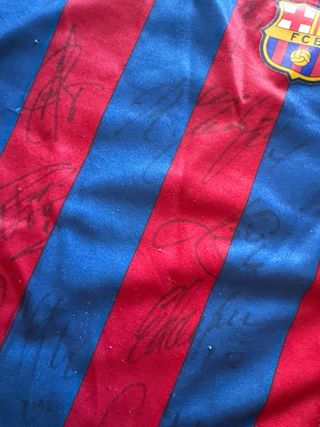 Camiseta FC Barcelona 2005-2006 Firmada