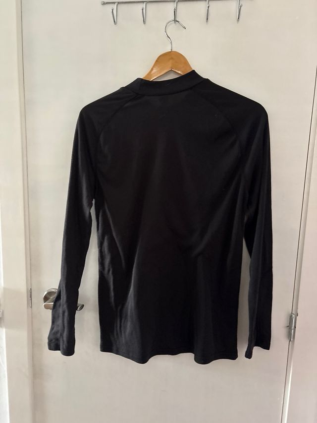 Camiseta Térmica Negra Manga Larga