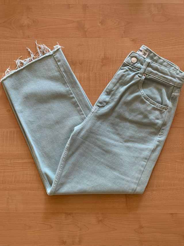 Jeans Pull&Bear color menta