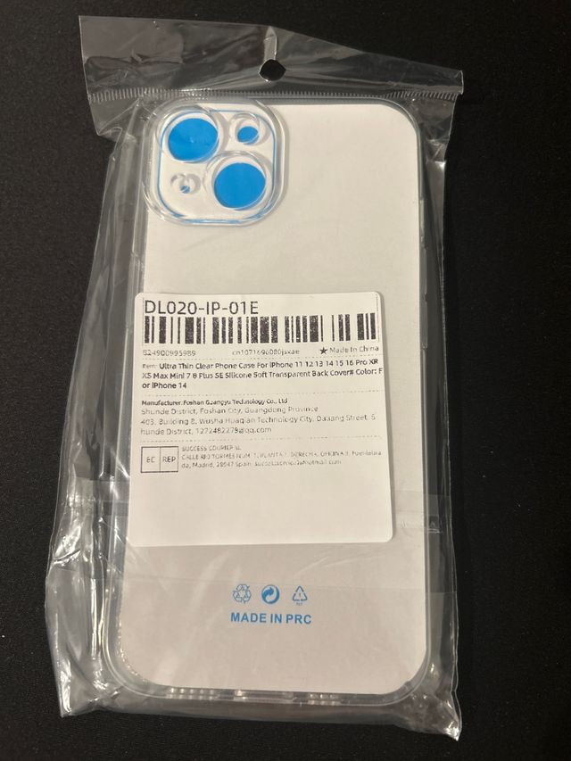 Funda iPhone 14 Transparente