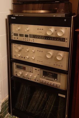 Cadena Hi-Fi Philips 887 Plata
