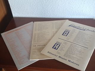 Lote de 3 libros de partituras Schmitt y Álbum