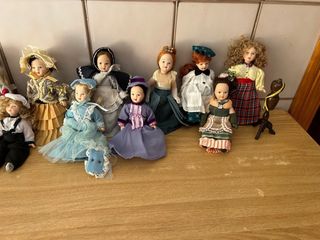 Colección Muñecas Porcelana Estilo Victoriano