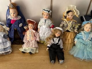 Colección Muñecas Porcelana Estilo Victoriano