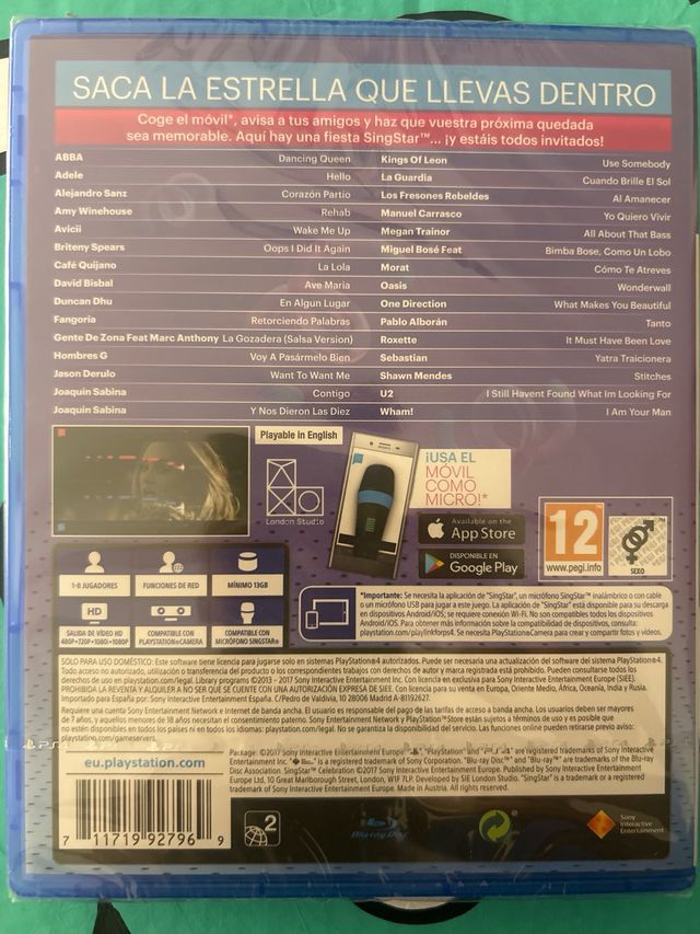 Singstar Celebration PS4