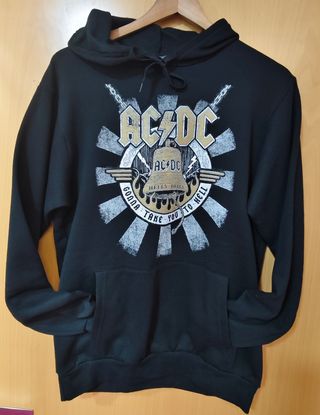 Sudadera AC/DC con capucha y bolsillos
