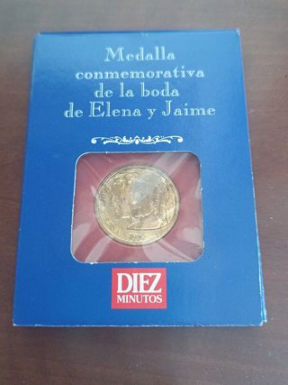 Medalla Conmemorativa Boda Elena y Jaime 1995