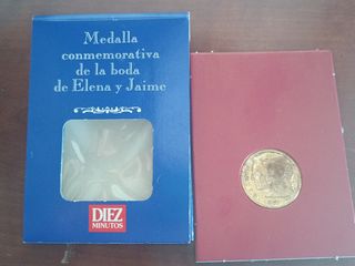 Medalla Conmemorativa Boda Elena y Jaime 1995