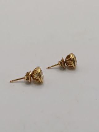 Pendiente circonios de oro 18k, 1,82gr Ref.G-020.
