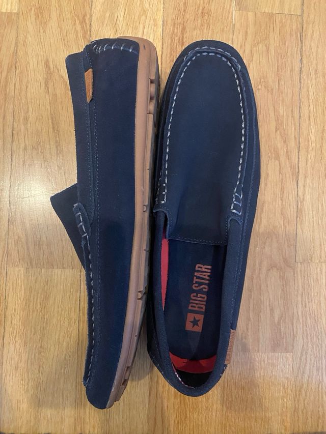 Mocasines Big Star Azul Marino
