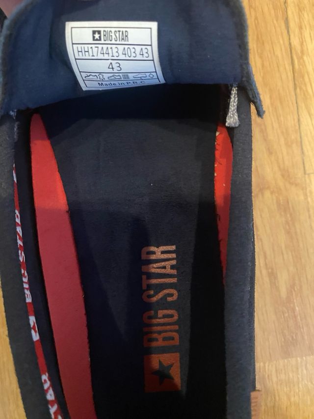 Mocasines Big Star Azul Marino