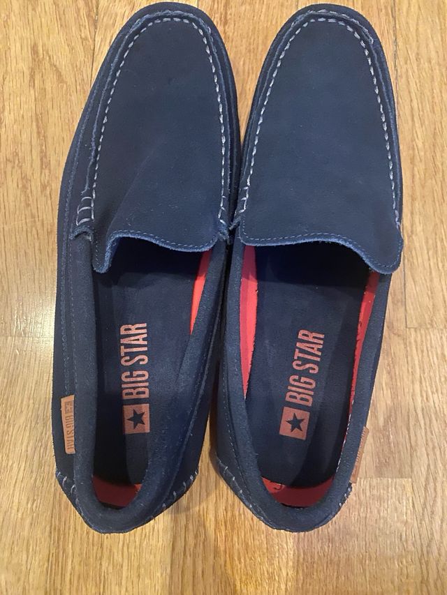 Mocasines Big Star Azul Marino