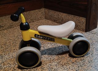 Bici sin pedales Sawyer amarilla