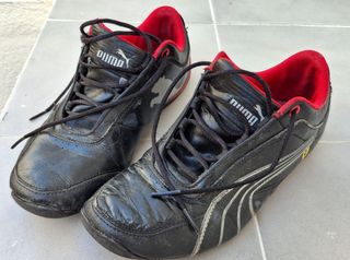 Zapatillas Puma Ferrari Negras Rojas