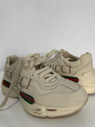 Zapatillas Gucci Beige Mujer ORIGINAL 