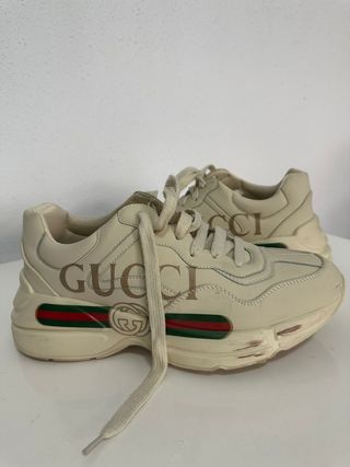 Zapatillas Gucci Beige Mujer ORIGINAL 